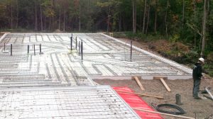 McNabb Construction Heated Floors Job Site